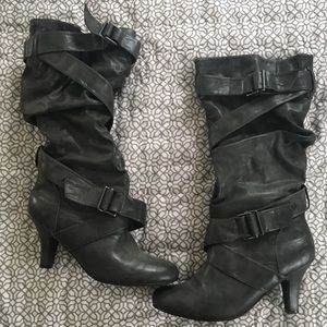 Rialto Gray Tall Size 11 Boots